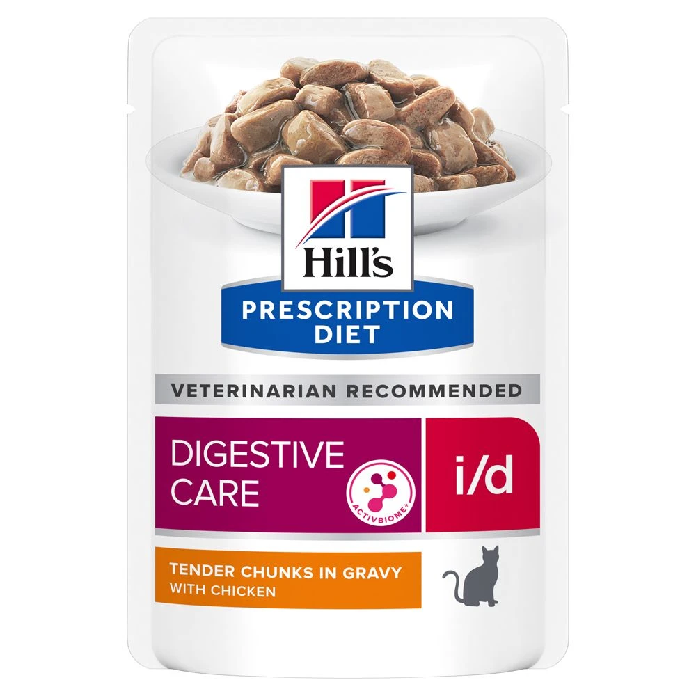 Hill's Hill’s Prescription Diet I/D – Kattenvoer Met Kip – Maaltijdzakjes 12x85g 1 Hill's Hill’s Prescription Diet I/D – Kattenvoer Met Kip – Maaltijdzakjes 12x85g