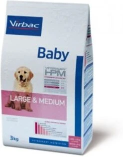Virbac Veterinary Hpm Baby Large & Medium - Hondenvoer - 7kg