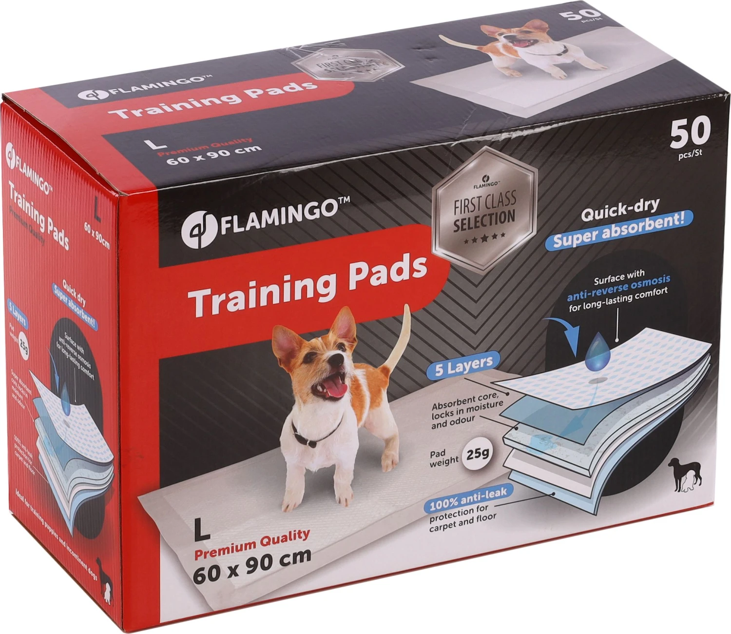 Flamingo Trainingsmat Premium Zindi L 50st 90x60cm 1 Flamingo Trainingsmat Premium Zindi L 50st 90x60cm