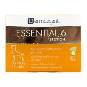 Dermoscent Essential 6 Spot-On Hond 10-20kg 4Pip 1 Dermoscent Essential 6 Spot-On Hond 10-20kg 4Pip