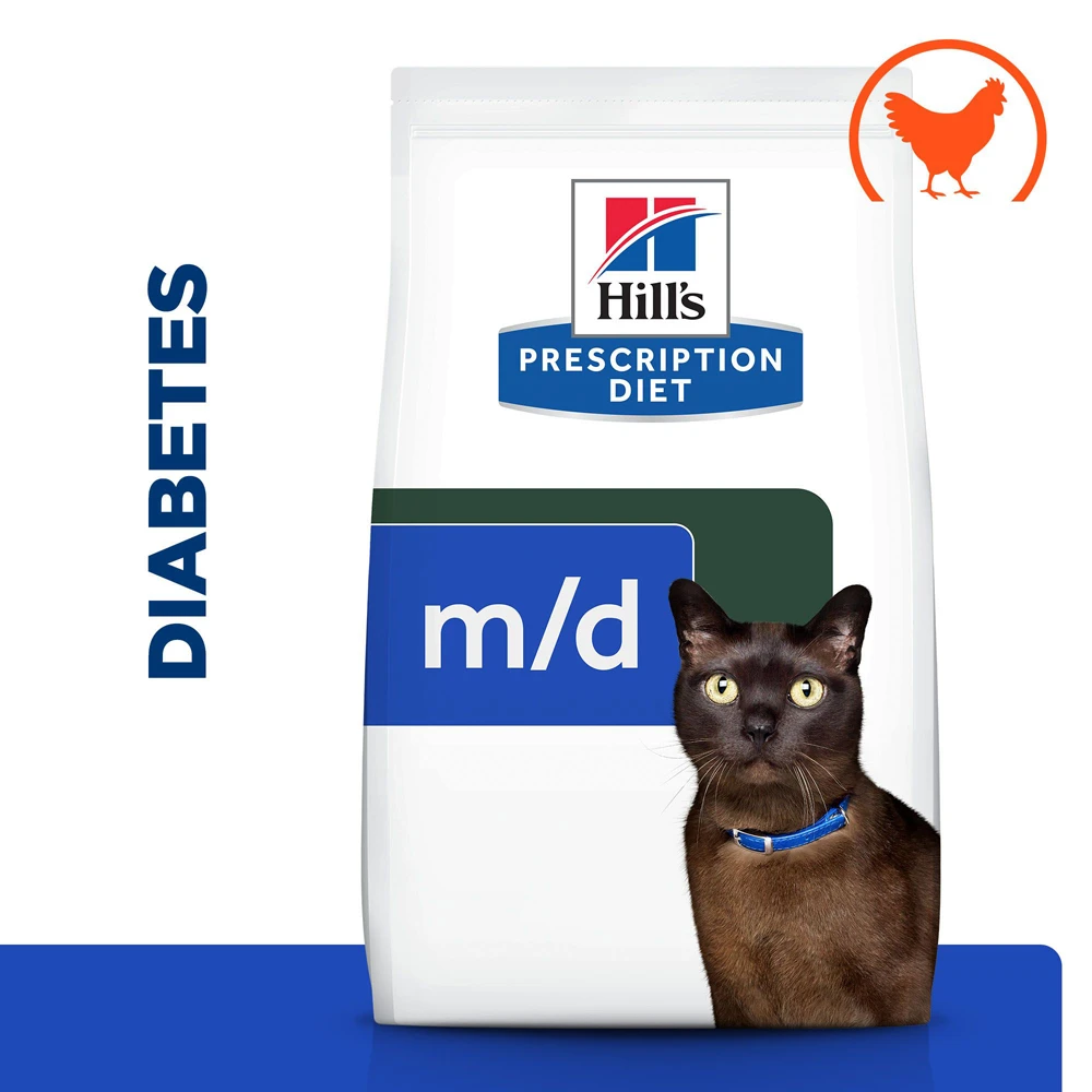Hill's Hill’s Prescription Diet M/D – Kattenvoer Met Kip – 1,5kg 2 Hill's Hill’s Prescription Diet M/D – Kattenvoer Met Kip – 1,5kg - Afbeelding 2