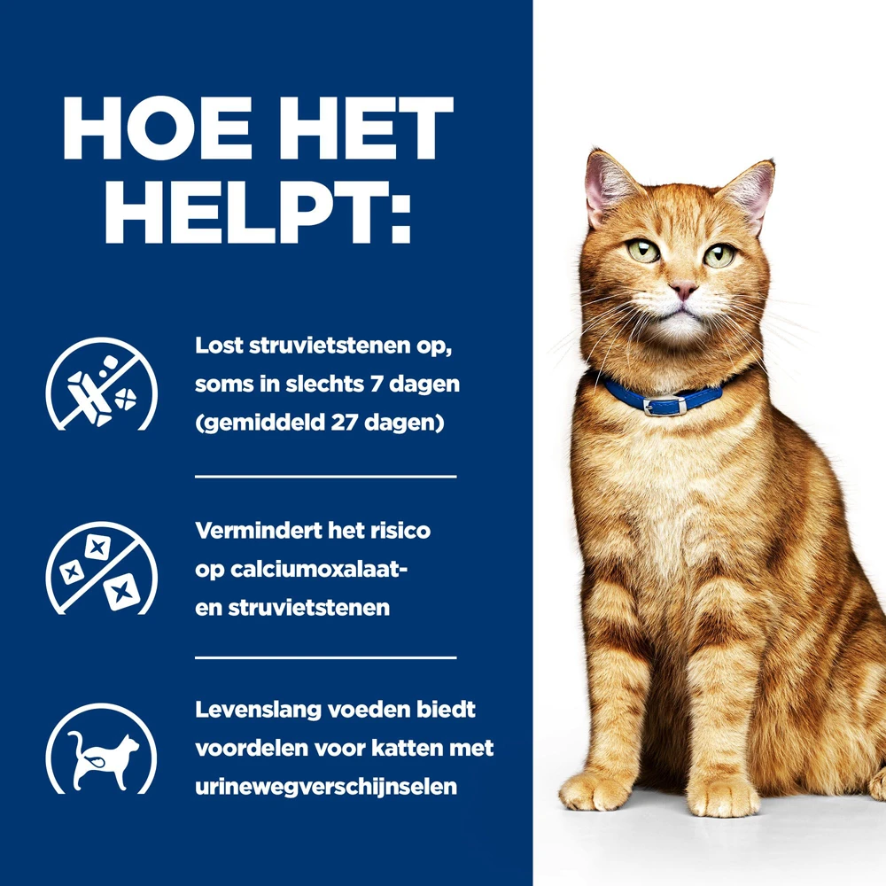 Hill's Hill’s Prescription Diet C/D – Kattenvoer Met Kip – Maaltijdzakjes 12x85g 4 Hill's Hill’s Prescription Diet C/D – Kattenvoer Met Kip – Maaltijdzakjes 12x85g - Afbeelding 4