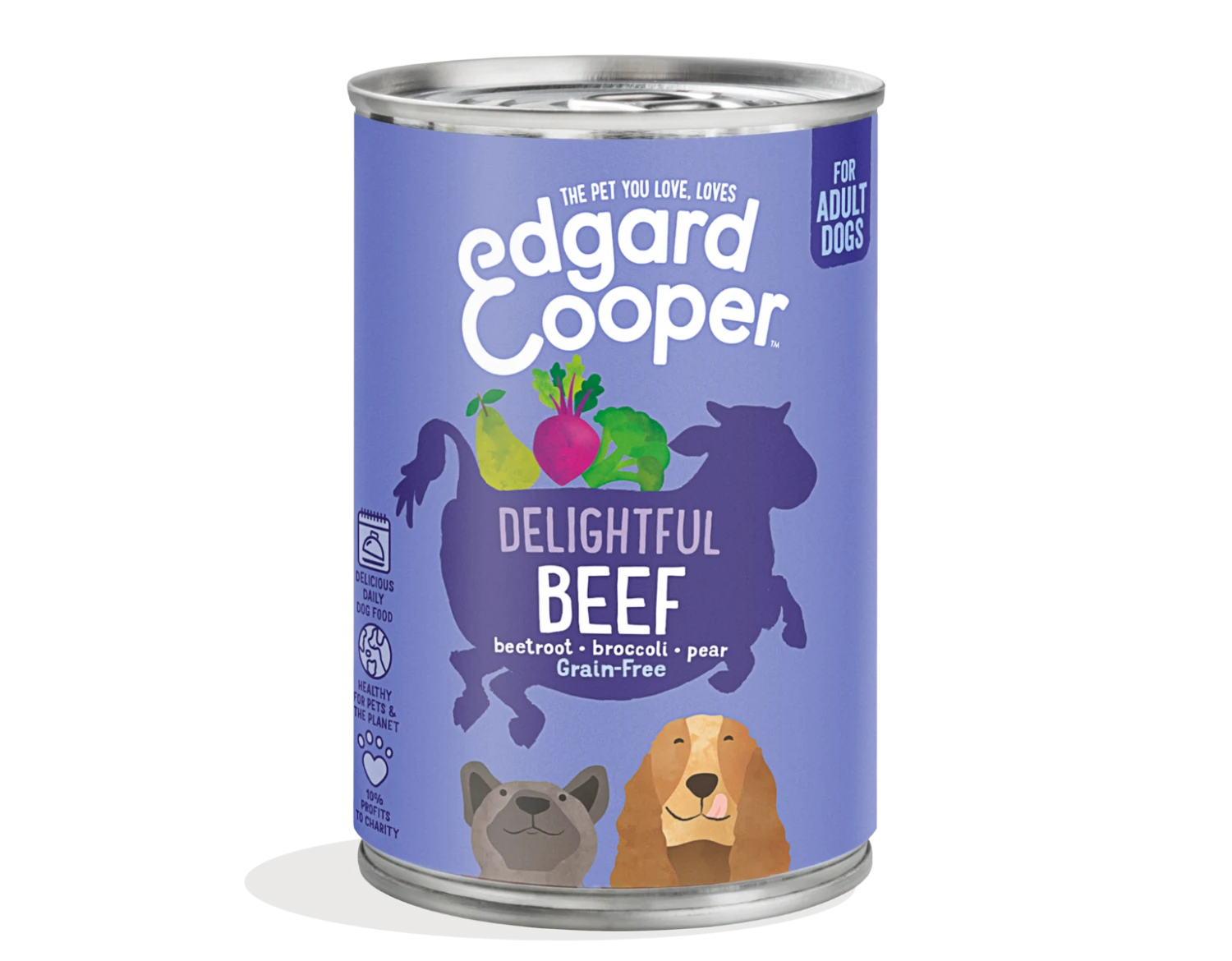 Edgard & Cooper Edgard&Cooper Hondenvoer In Blik Met Rund – 6x 400g 1 Edgard & Cooper Edgard&Cooper Hondenvoer In Blik Met Rund – 6x 400g