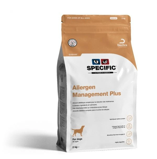 Specific Cod-Hy Allergen Management Plus – Hondenvoer – 12kg (3x4kg) 1 Specific Cod-Hy Allergen Management Plus – Hondenvoer – 12kg (3x4kg)