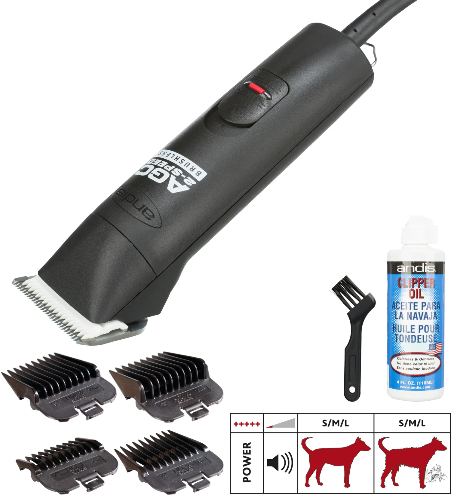 Trixie Tondeuse-set Andis Type Agcb 24 W 3 Trixie Tondeuse-set Andis Type Agcb 24 W - Afbeelding 3