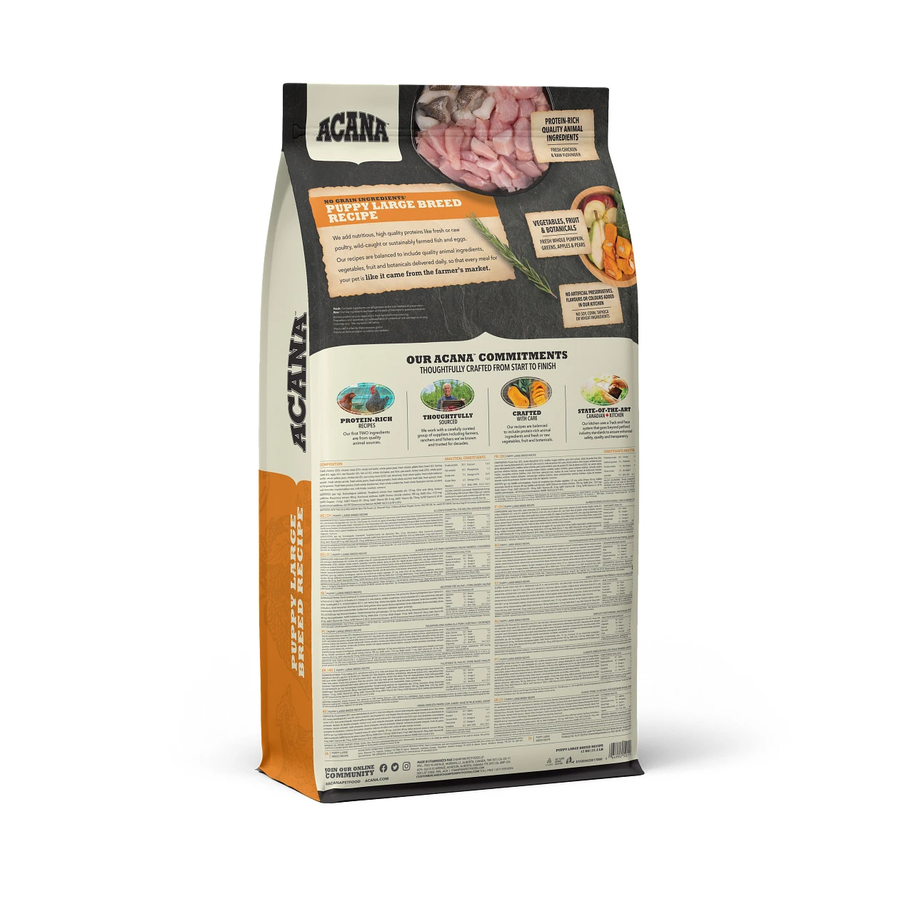 Acana Puppy Large Breed Hond 17kg 2 Acana Puppy Large Breed Hond 17kg - Afbeelding 2