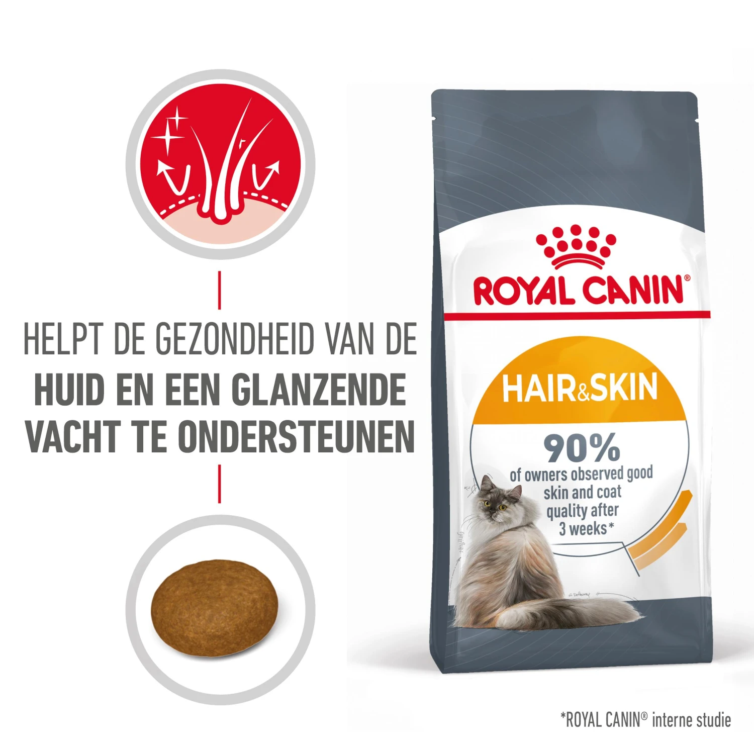 Royal Canin Hair & Skin Care Kattenvoer 2kg 2 Royal Canin Hair & Skin Care Kattenvoer 2kg - Afbeelding 2