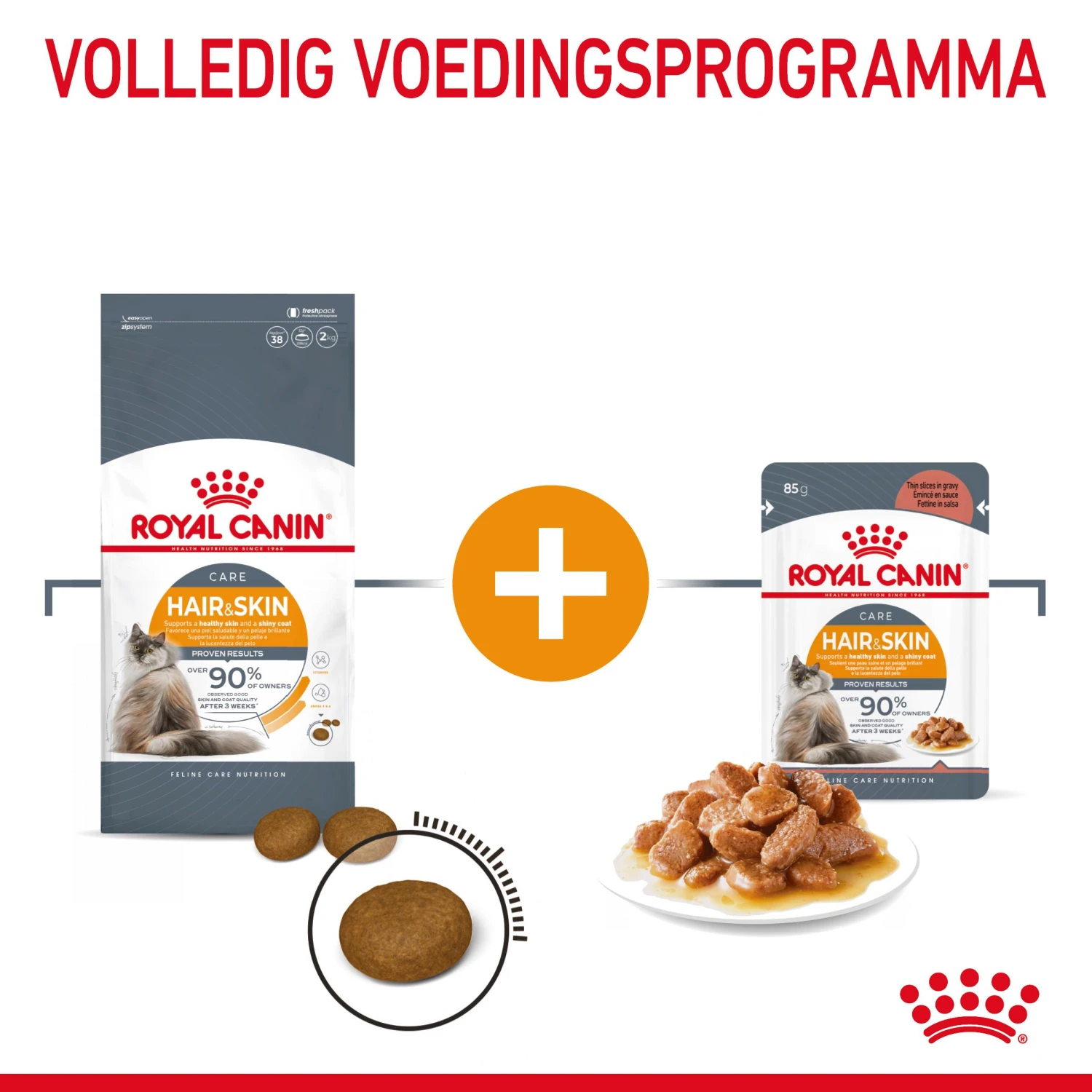 Royal Canin Hair & Skin Care Kattenvoer 2kg 4 Royal Canin Hair & Skin Care Kattenvoer 2kg - Afbeelding 4