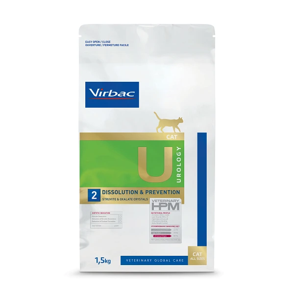 Virbac HPM Urology Dissolution & Prevention U2 - Kattenvoer - 7kg 3 Virbac HPM Urology Dissolution & Prevention U2 - Kattenvoer - 7kg - Afbeelding 3